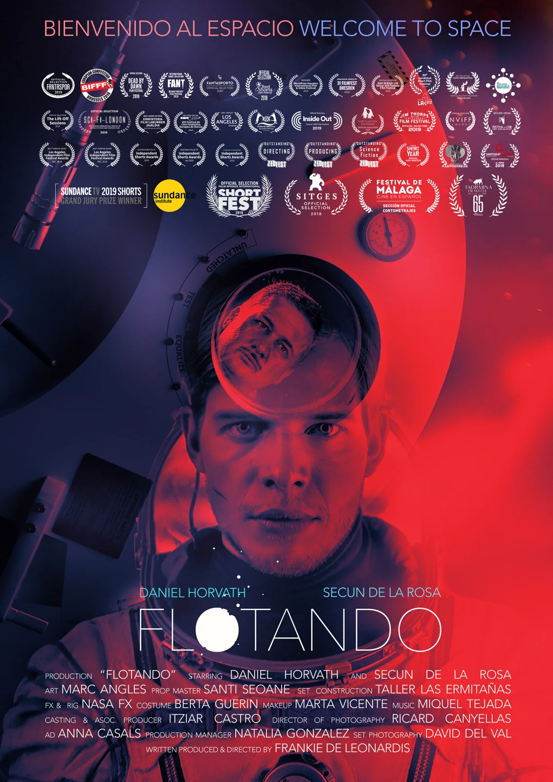 Flotando · cartel